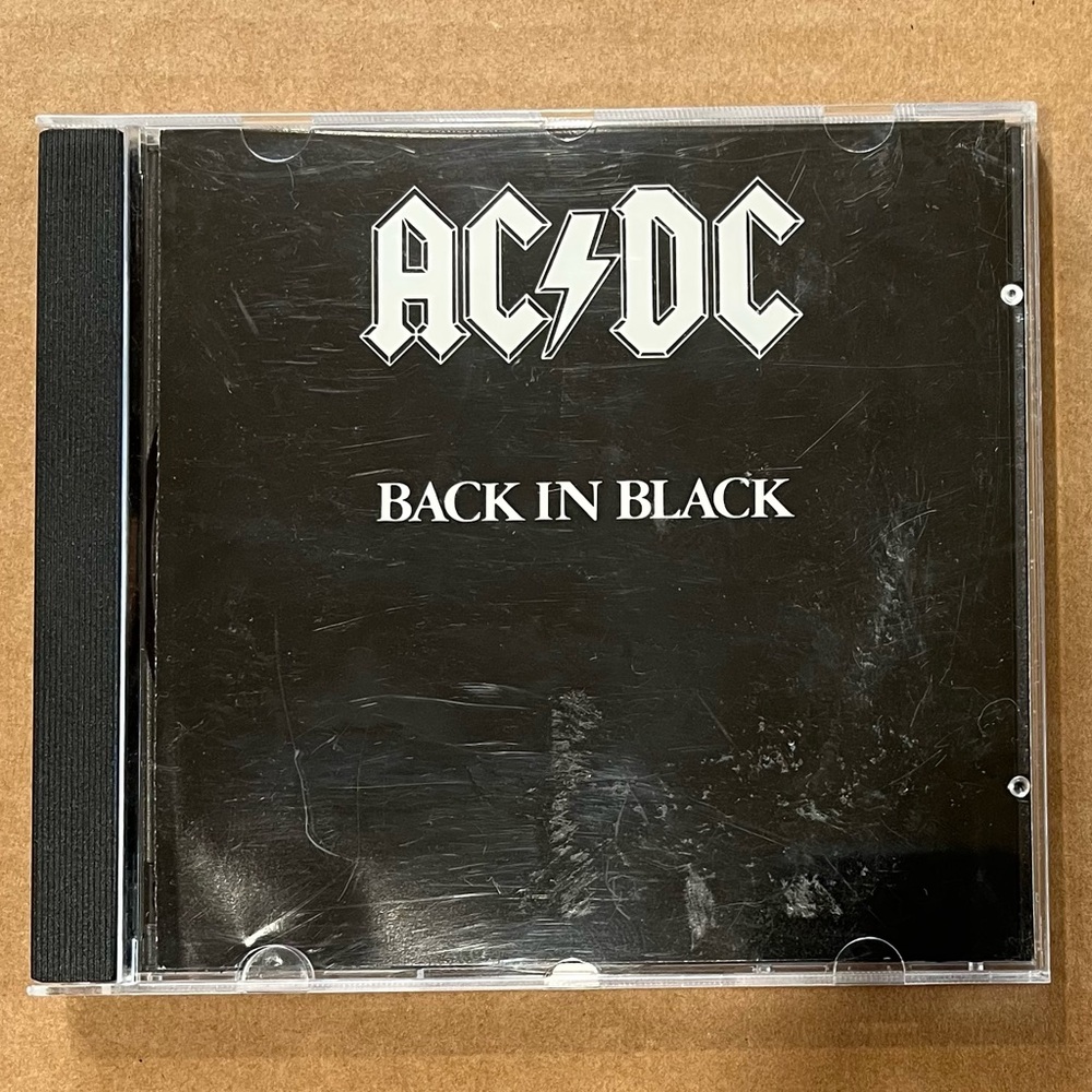 AC/DC Back in Black CD Album 1994 Atco Club Edition Classic Hard Rock
